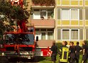 Einsatz BF Koeln Hoehenretter Koeln Stammheim Georg Beyerstr P143